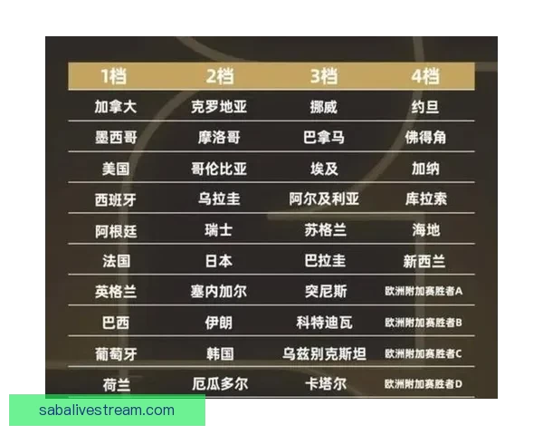 2026年世界杯赛事预测：各大强队表现分析与冠军争夺前景展望